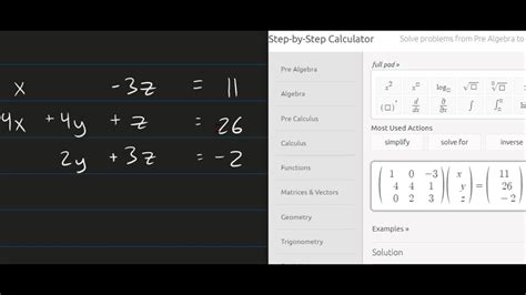 Learn the formula and steps to calculate the determinant of a matrix, a value that can be used to solve systems of equations, check invertibility, and more. . Symbolab determinant